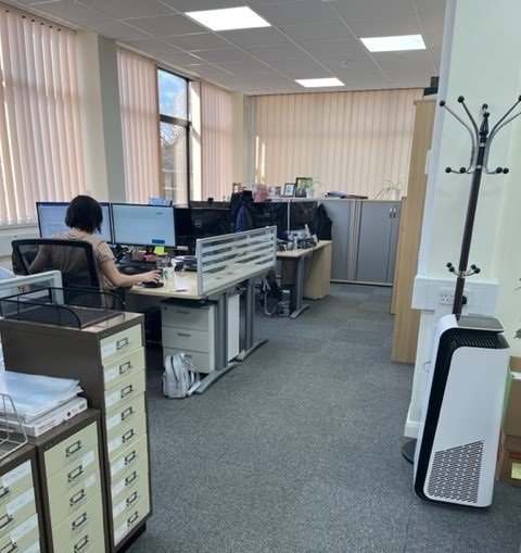 inside England & Derbyshire LLP office with healthprotect